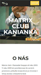 Mobile Screenshot of matrixclub.sk